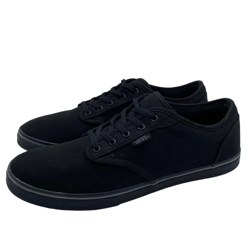 Vans Sneaker Black Canvas Low Top Size 9.5